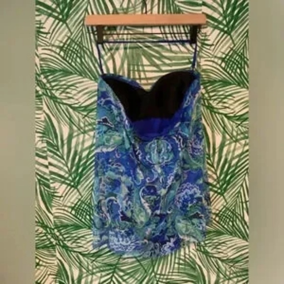 Lauren Ralph Lauren Exotic Flyaway One Piece Swimsuit size 12 - Picture 3 of 4